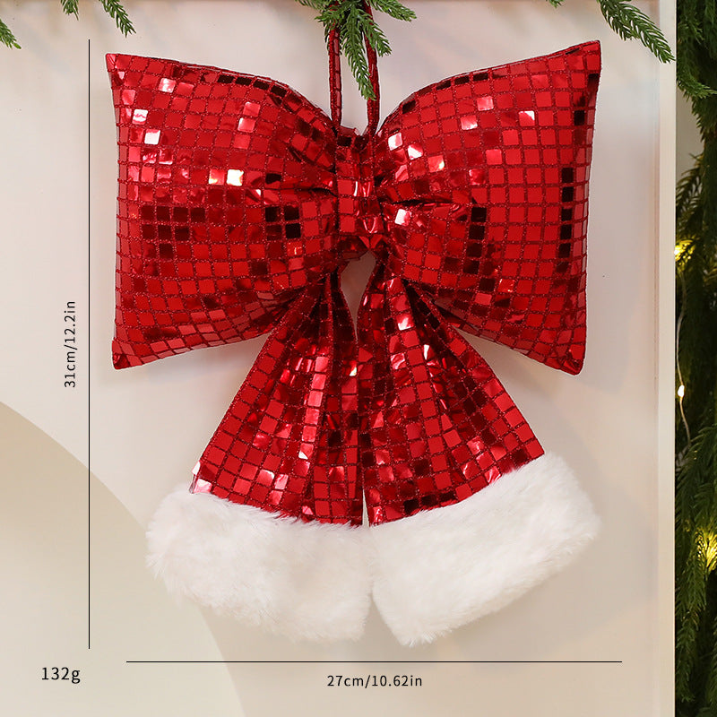 Gold, silver and red are the three colors offered for this bow