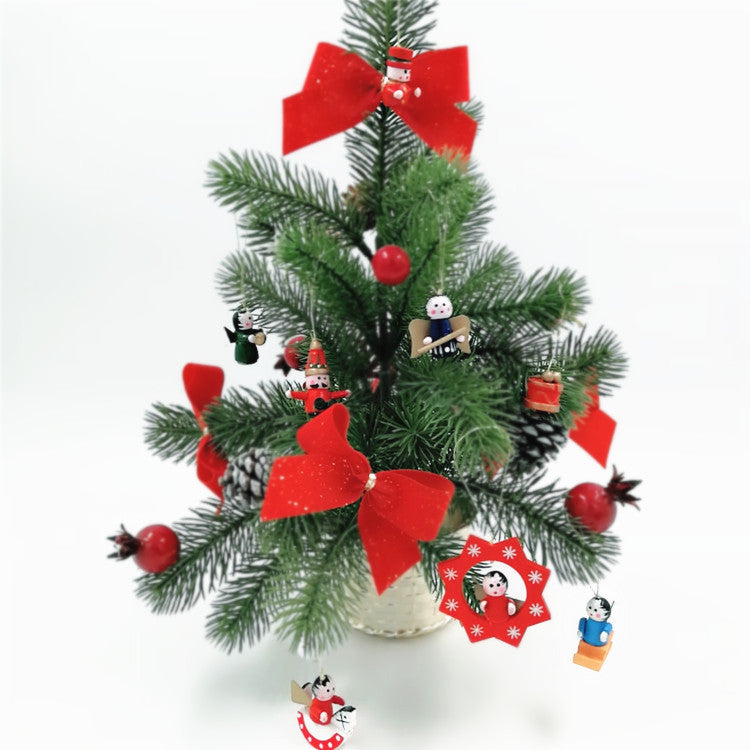 Second design from the four design wooden Christmas ornament range