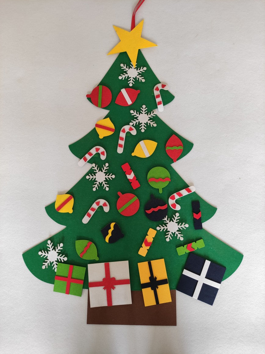 Christmas tree craft design measuring 37.4 by 27.6 inches