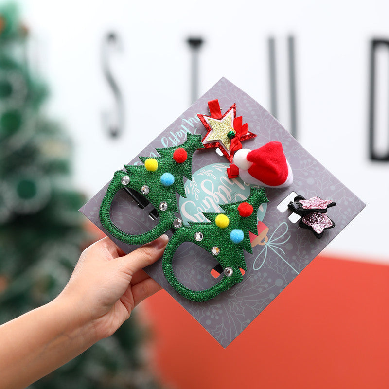 Lettered Christmas hair accessory from the same four design range