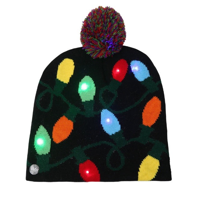 Numbered style 3 knitted Christmas cap, sold singly or in packs