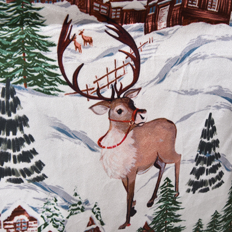 Christmas chair covers sized 24 by 18.5 inches for a standard chair back