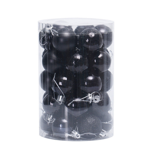 Wine red mini Christmas balls, one of nineteen shades offered
