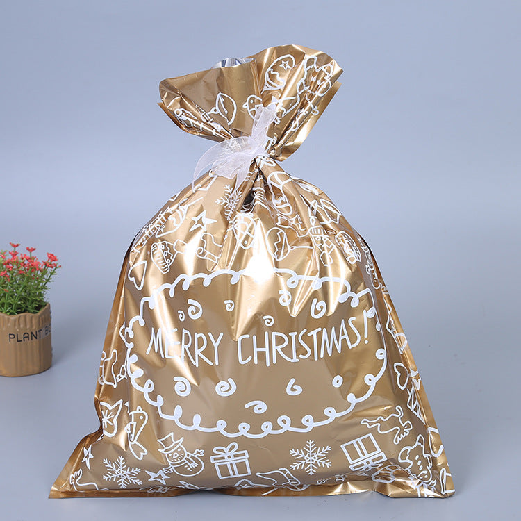 Mixed pattern foil Christmas gift bag included in every set size
