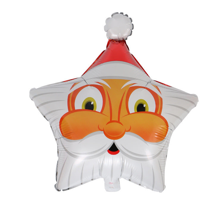 Small gold bell Christmas foil balloon in aluminum film