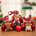 Christmas candy bags in fleece, cloth sack, brushed cloth and flannel