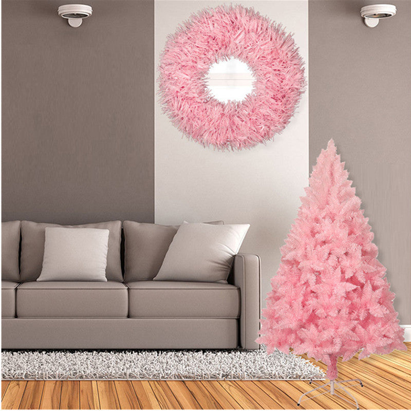 Tabletop pink Christmas tree, one tree supplied per box