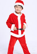 Velvet Christmas outfit sized from 35.4 to 63 inches by height