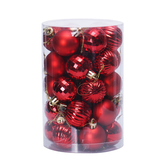 Light green 1.6 inch Christmas baubles from this nineteen shade range