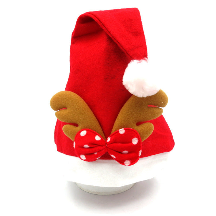 Coffee antler style reindeer Christmas hat cut from non-woven fabric