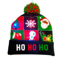 Numbered style 4 knitted Christmas hat from the LED beanie range