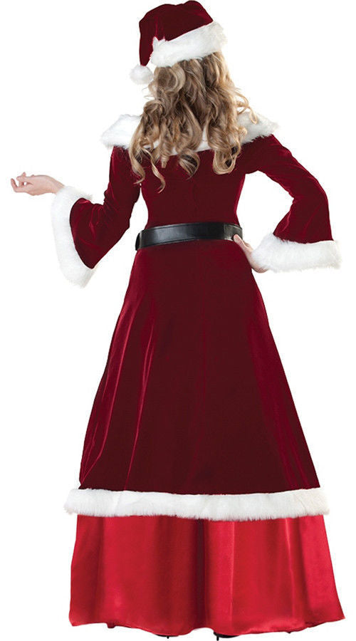 Men's Santa costume comprising a corduroy jacket and matching pants