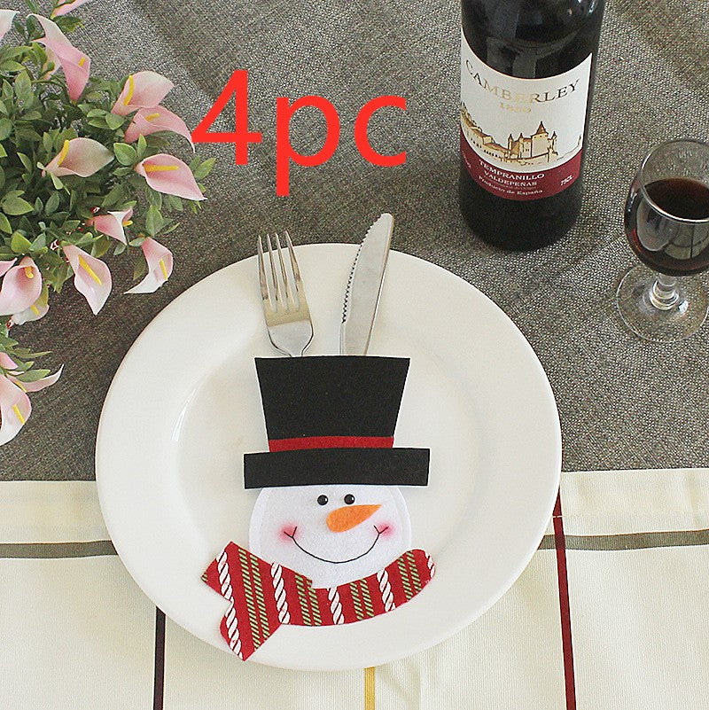 Christmas cutlery pocket sized between 5.3 and 7.9 inches by style