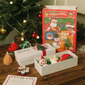 Hand-poured soy wax Christmas candles molded as a tree and a star