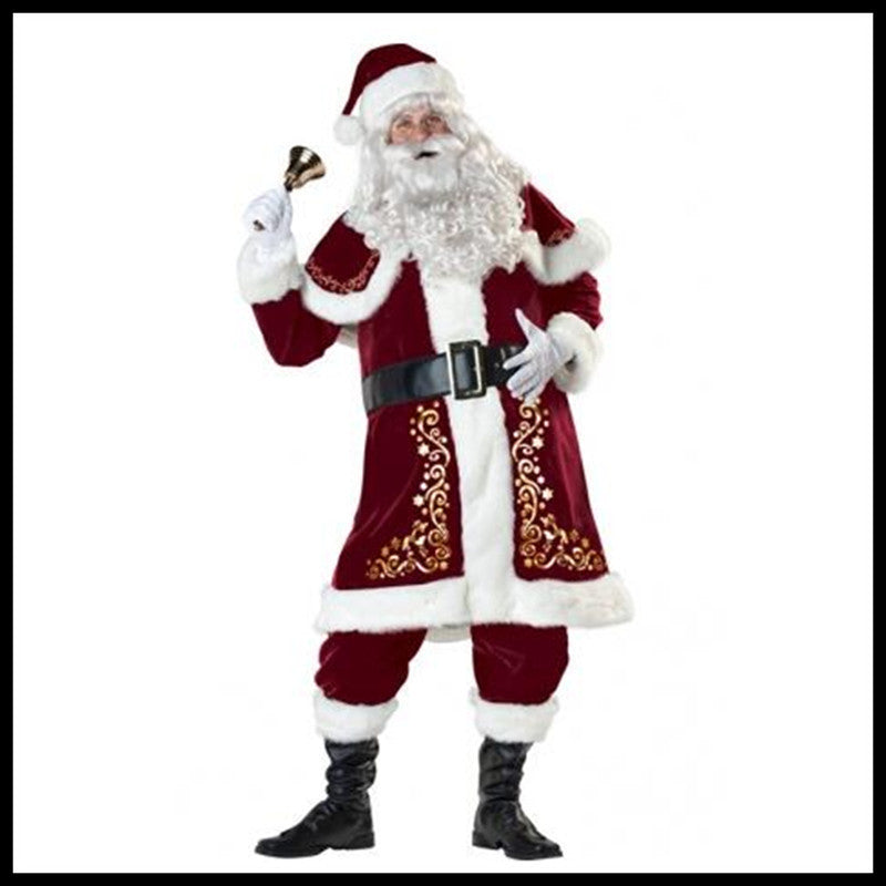 Traditional red Santa outfit for adults, from medium to triple extra large