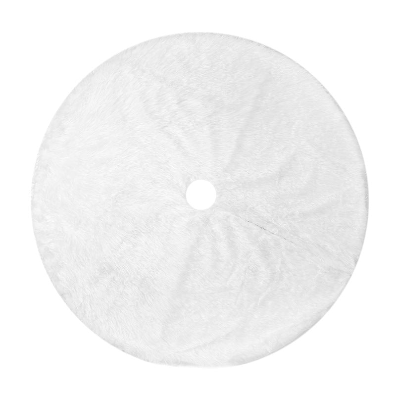 Large Christmas tree skirt in short plush, flannel, super soft or non woven fabric