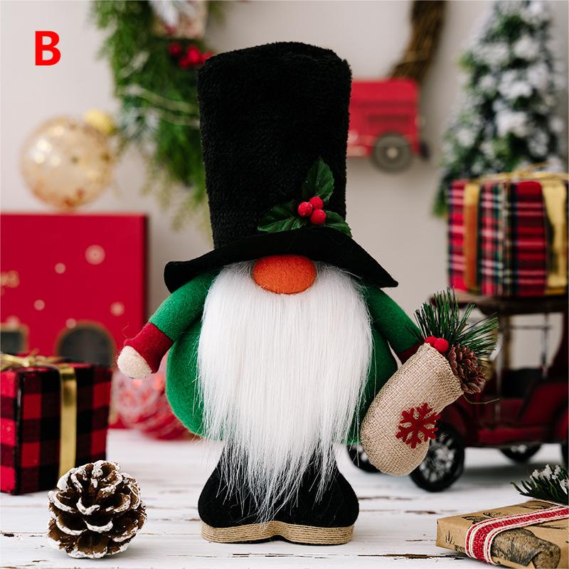 Three Christmas gnome doll designs offered in one listing