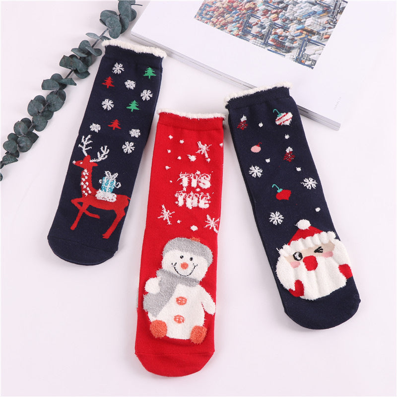 Christmas socks sold one pair per order in a single size