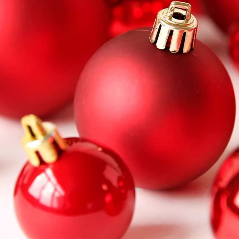 1.6 inch electroplated Christmas balls supplied as a set of twelve