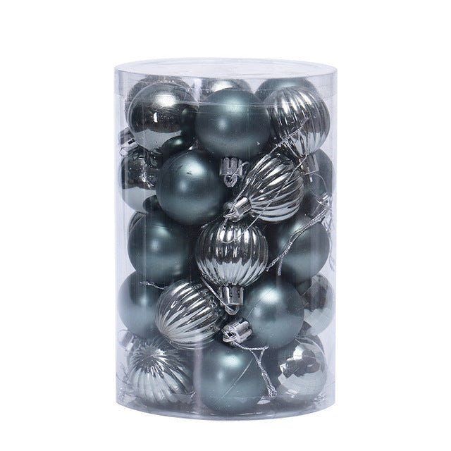 Mini Christmas balls small enough to fill a wreath or garland