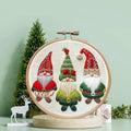 Holly sprig embroidery design from the Christmas craft kit range