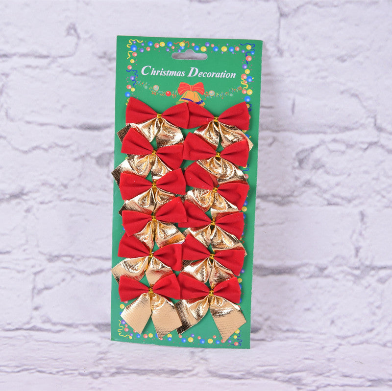 Christmas bow for a tree, garland, wreath or wrapped gift