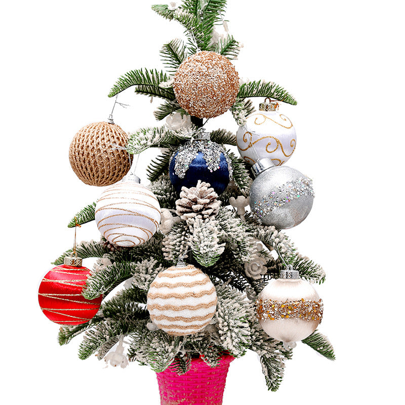 Champagne gold ball ornament pack, one of six color choices