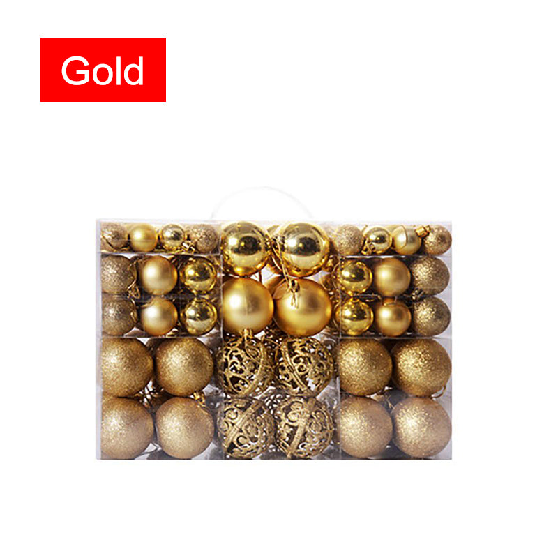 Silver matte Christmas ball ornaments in a single color scheme