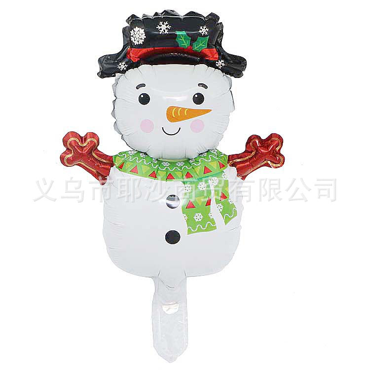 Tall Santa foil balloon at 43.3 by 21.7 inches