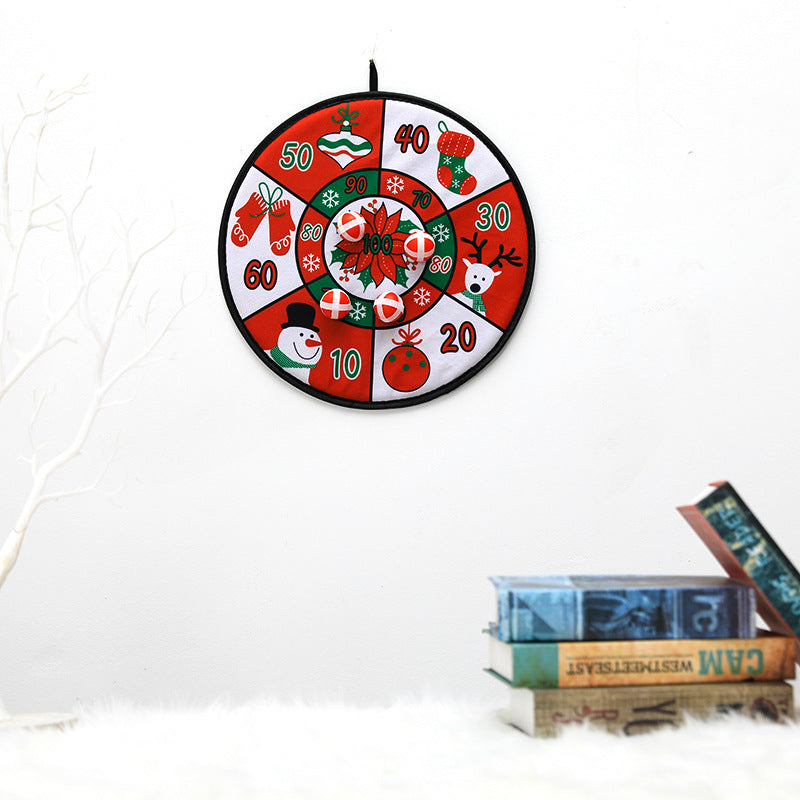 Christmas ball target game supplied as one cloth board per order