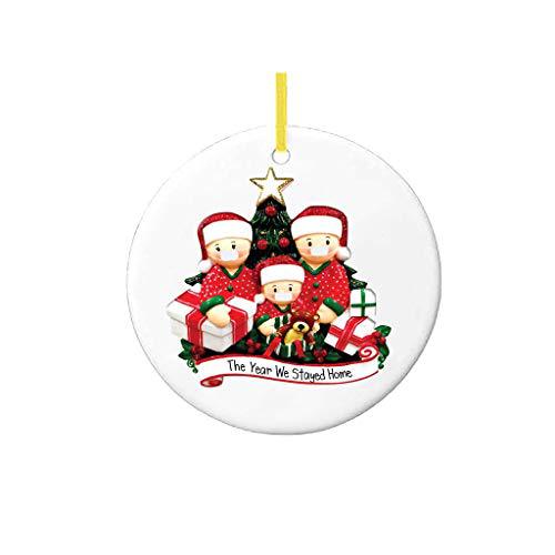 Hanging pendant ornament for a Christmas tree, wreath or gift ribbon