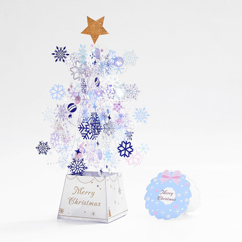 Small note card that tucks inside the Christmas pop-up card