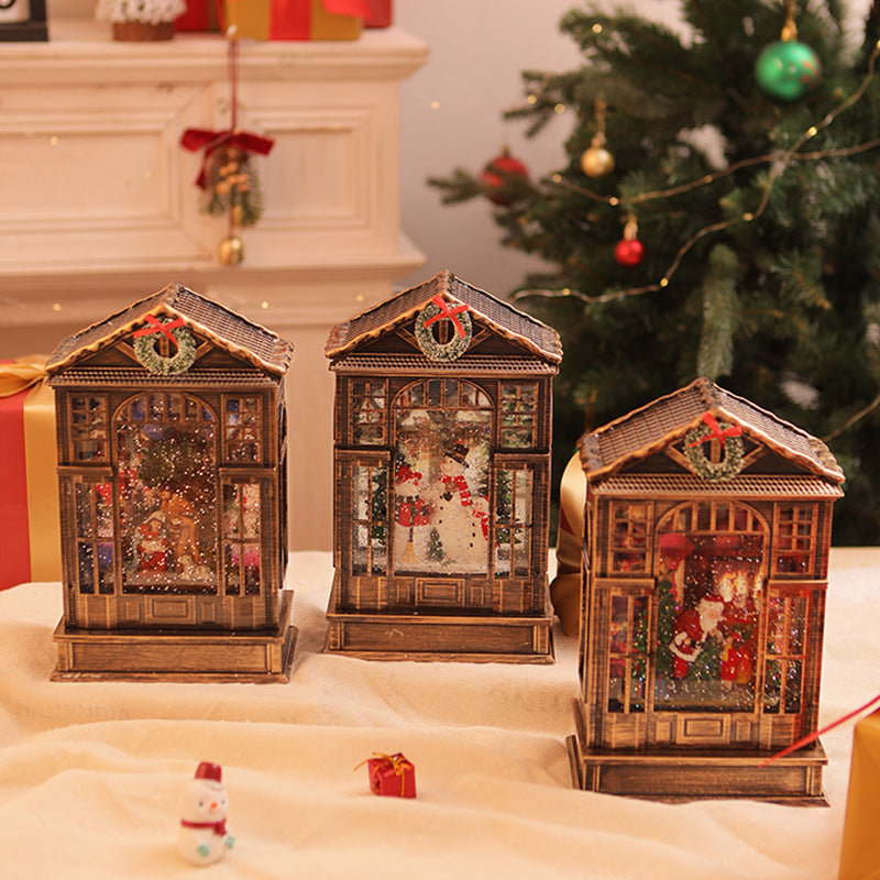 Christmas tree design version of the LED crystal music box