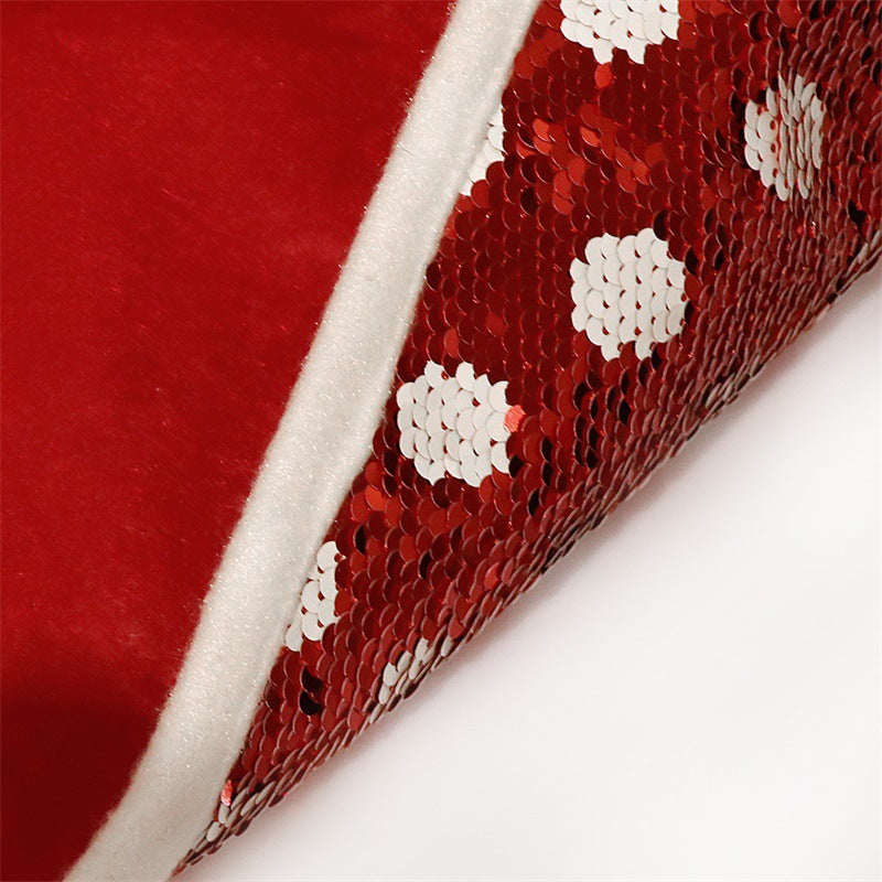 Non-woven fabric collar standing 10.6 inches tall around a tree base
