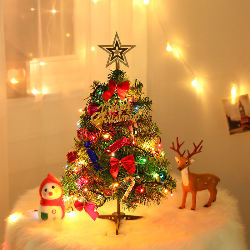 Bare branched mini Christmas tree ready for your own ornaments and lights