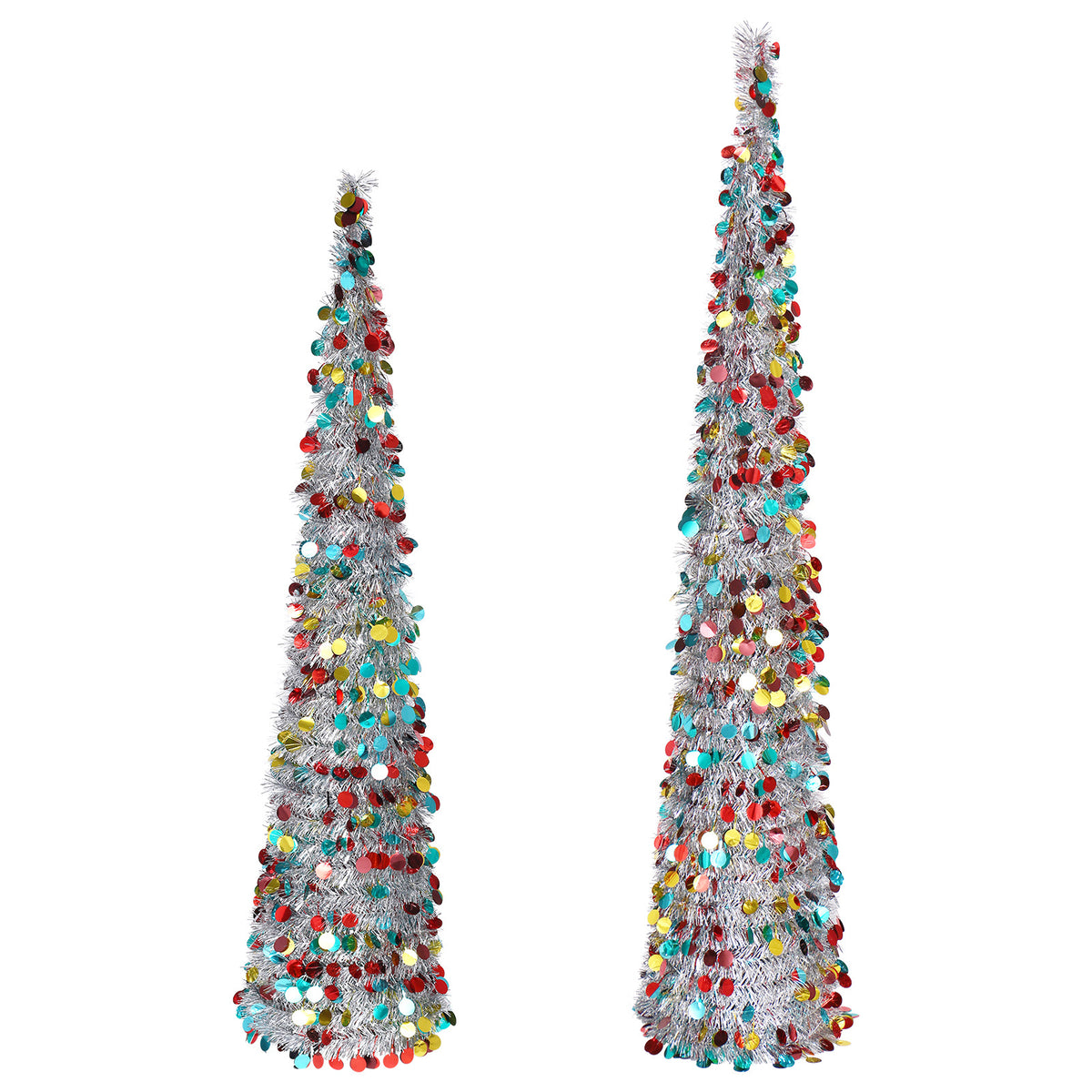 PET branch tips on the collapsible artificial Christmas tree