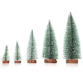 The 7.9 inch mini pine Christmas tree showing its layered branches