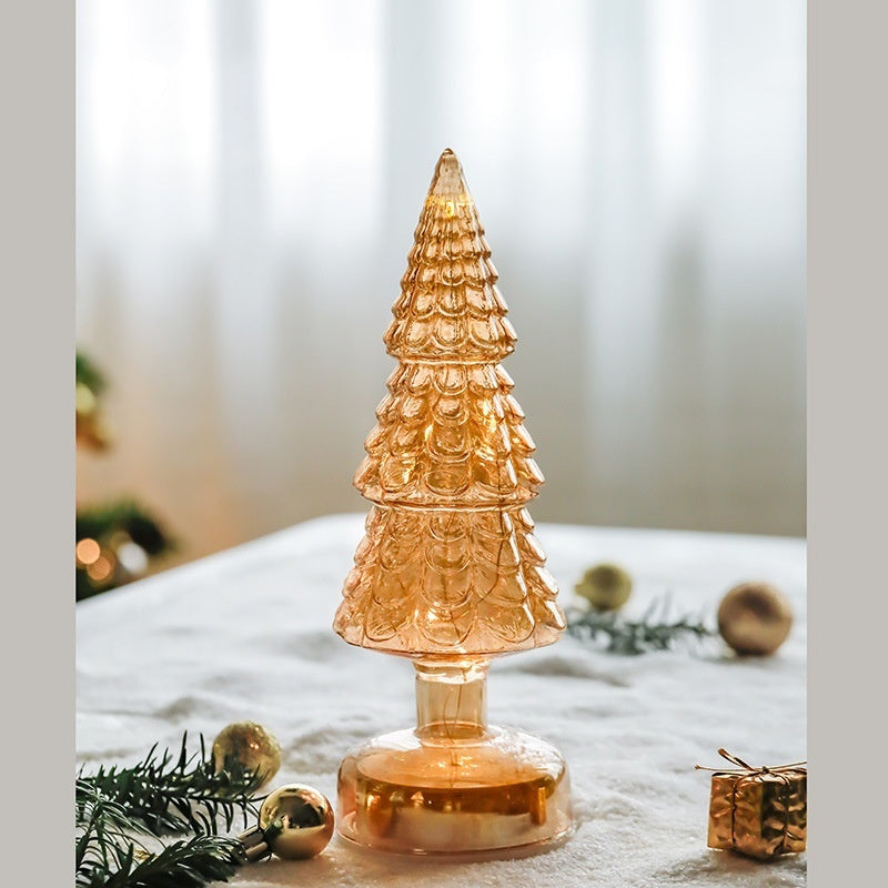 Fabric Christmas figurine night light sold singly, one per order
