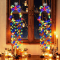 Christmas bell hanging lamp with a plastic shell and internal light