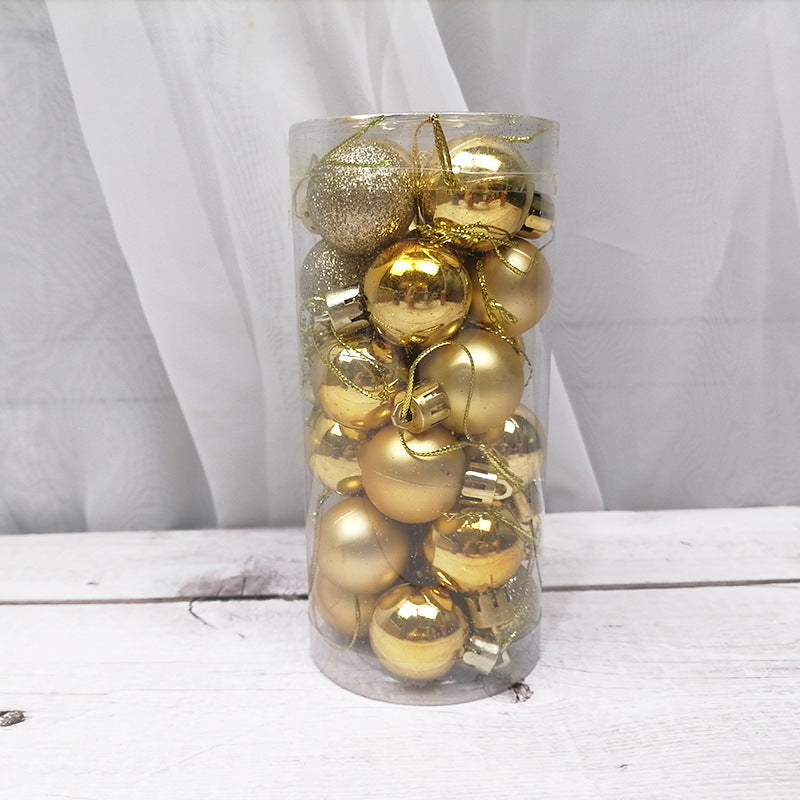 Green Christmas ball ornament from a seven color bauble range