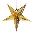 Thickened laser cardboard body of the star and its folded seams
