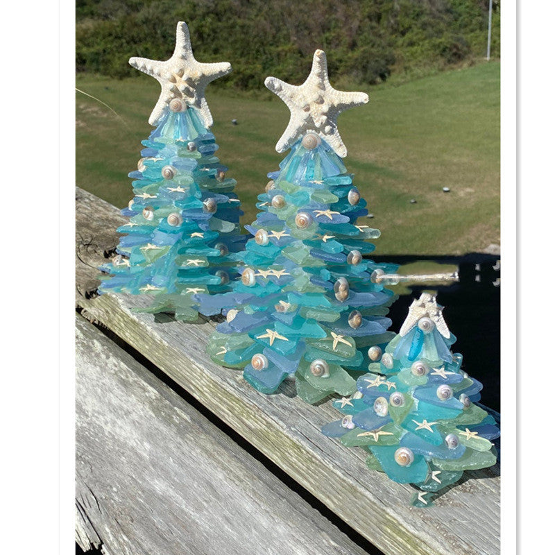 Small blue Christmas tree at 5.9 inches tall, one per box