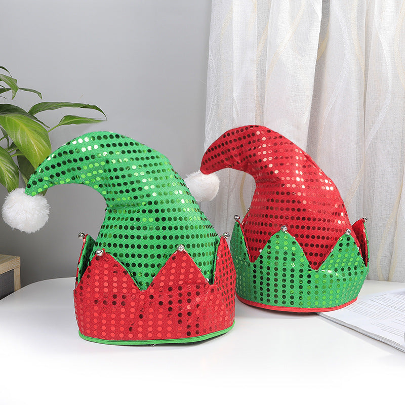 Non-woven Christmas Santa hat sized for most adult heads