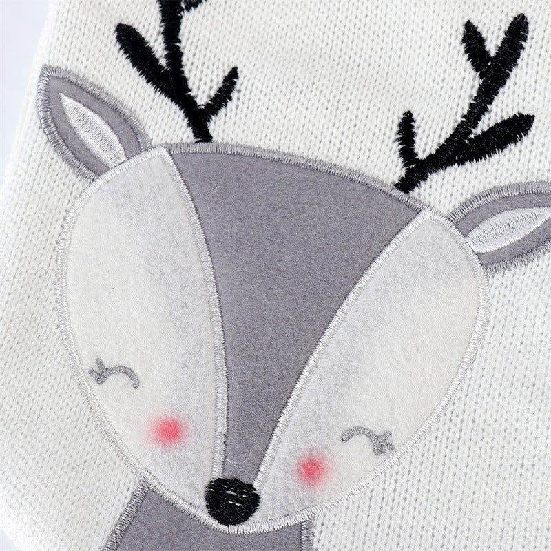 Golden fox Christmas stocking, one of three colorways offered