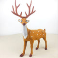 Lightweight Christmas deer figurine, sold singly in one of three heights