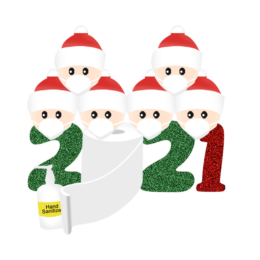 Christmas window cling measuring 16.5 by 11.7 inches