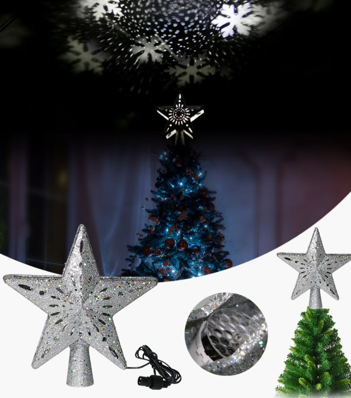 One star tree topper projector per order with AU, UK, US or EU plug