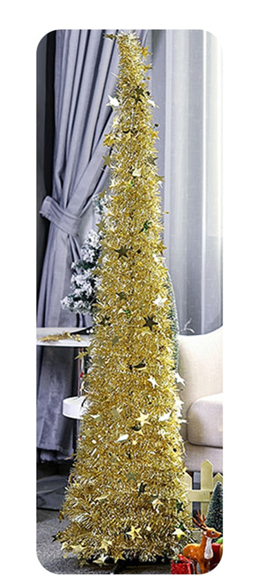 Artificial Christmas tree available at 3.9 feet or 4.9 feet tall