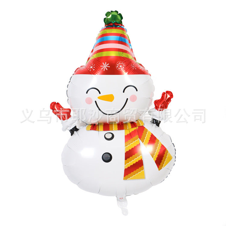 Snowflake foil balloon measuring 19.7 by 22.4 inches