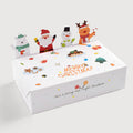 Christmas treat boxes supplied flat and folded up when needed